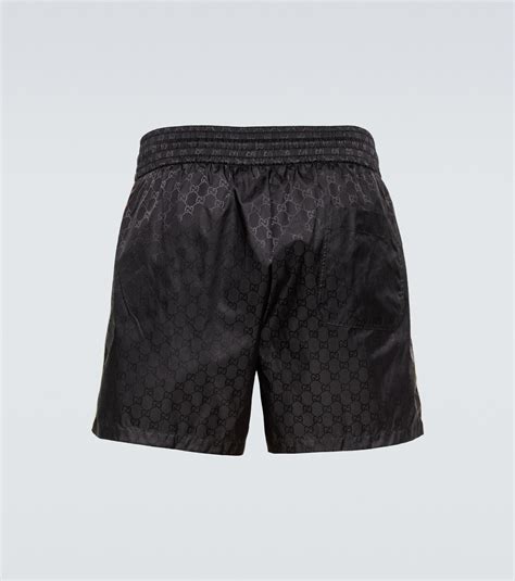 gucci gg jacquard swim shorts